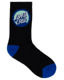 Santa Cruz Youth Bold Shadow Dot Crew Sock