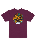 Santa Cruz Boys Space Dot Rocket Short Sleeve Tee