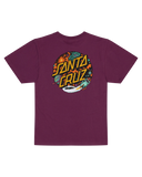 Santa Cruz Boys Space Dot Rocket Short Sleeve Tee