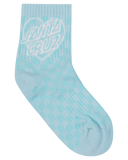 Santa Cruz Heart Dot Hollow Mid Sock 2 Pack