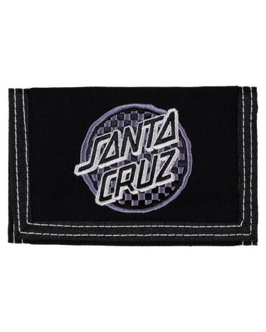 Santa Cruz Breaker Check Opus Dot Velcro Wallet