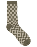 Santa Cruz Breaker Check Opus Dot Release Crew Sock 2 Pack