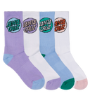 Santa Cruz Other Dot Crew Sock 4 Pack