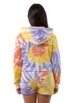 Santa Cruz Tropic Strip Front Crop Hoodie