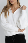 Rhythm Muse V-Neck Collared Jumper