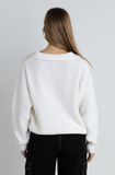 Rhythm Muse V-Neck Collared Jumper