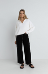 Rhythm Muse V-Neck Collared Jumper