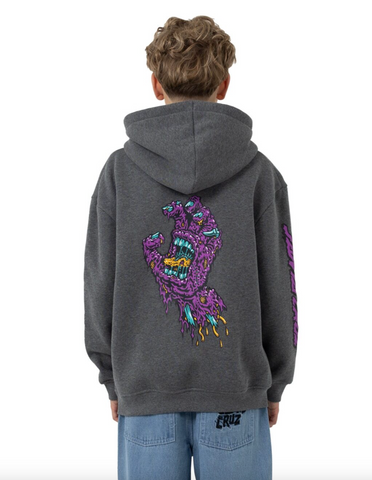Santa Cruz Decaying Hand Centre Strip Oversize Fit Hoodie