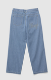 X-Large Script Baggy Bull Denim Pant