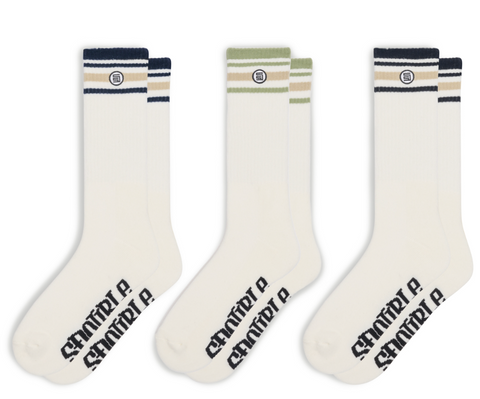 SDouble Stripe S-Dot Sock