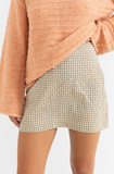 Rhythm Luca Check Mini Skirt