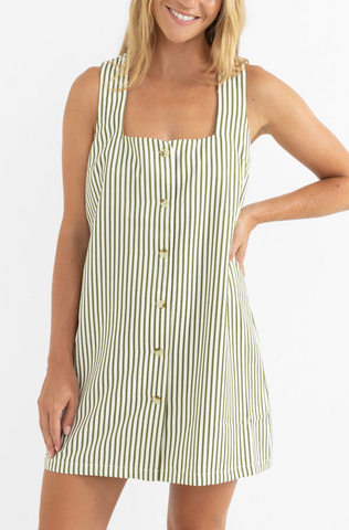 Rhythm Cove Stripe Mini Dress
