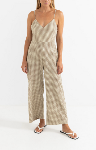 Rhythm Luca Check Jumpsuit