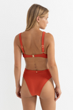Rhythm Pacific Rib Gathered Hi Waist Pant