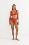 Rhythm Pacific Rib Gathered Hi Waist Pant