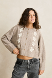 Rhythm Blanca Floral Crop Cardigan