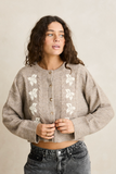 Rhythm Blanca Floral Crop Cardigan