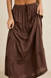 Rhythm Classic Tiered Maxi Skirt