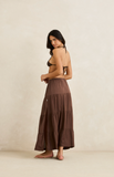 Rhythm Classic Tiered Maxi Skirt