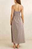 Rhythm London Check Midi Dress