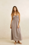 Rhythm London Check Midi Dress