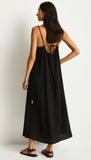 Sea Level Sunset Tie Back Sundress
