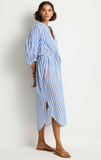Sea Level Boho Long Shirt Dress