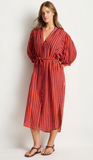 Sea Level Vacay Boho Long Shirt Dress