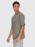 Thrills Built to Last Stripe Oversize Box Crop Tee