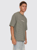 Thrills Built to Last Stripe Oversize Box Crop Tee