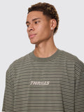 Thrills Built to Last Stripe Oversize Box Crop Tee