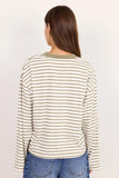 Stories be Told Unite Khaki White Stripe Long Sleeve