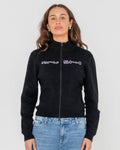 Rusty Sundial Zip Though Skimmer Knit
