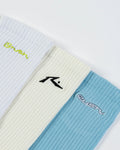 Rusty Repeat Crew 3-Sock Pack