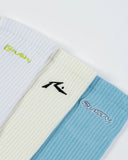 Rusty Repeat Crew 3-Sock Pack