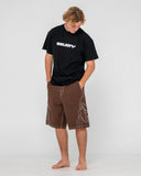 Rusty Tombstones Hybrid Waist Boardshort