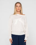 Rusty Miles Open Knit Crew