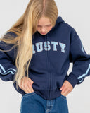 Rusty Girls Team Varsity Zip Through Hood