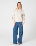 Rusty Two Timer Panelled Crew Fleece