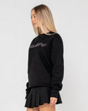 Rusty R Essential Oversized Crew Fleece