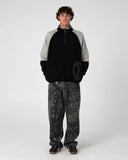 Rusty Tectonic Quarter Zip Polar Fleece