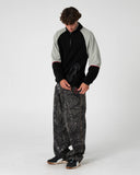 Rusty Tectonic Quarter Zip Polar Fleece