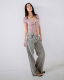 Rusty Flip Mommy Low Rise Wide Leg Denim Jean