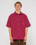 Rusty Ransom Check Short Sleeve Shirt