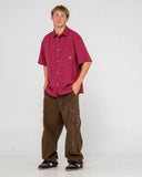 Rusty Ransom Check Short Sleeve Shirt