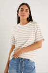 Re: union Stripe Natural Boxy Fit Tee