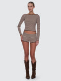 Thrills Walker Knit Long Sleeve Top