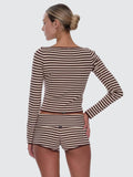 Thrills Walker Knit Long Sleeve Top