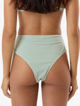 Thrills Lou Ginham High Waist Bikini Bottom