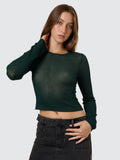 Thrills Dissolve My Mind Long Sleeve Knit Top